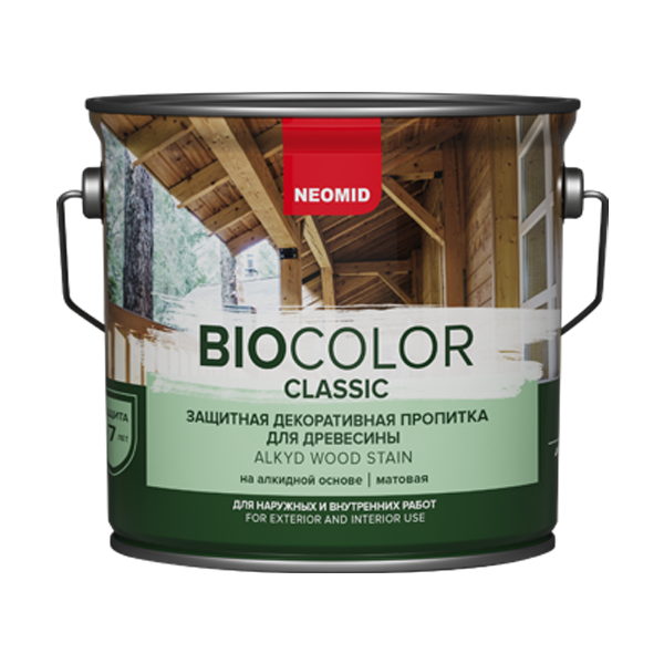 Защитный состав для дерева NEOMID BIO COLOR CLASSIC Тик (2,7л) 1/3 11594342