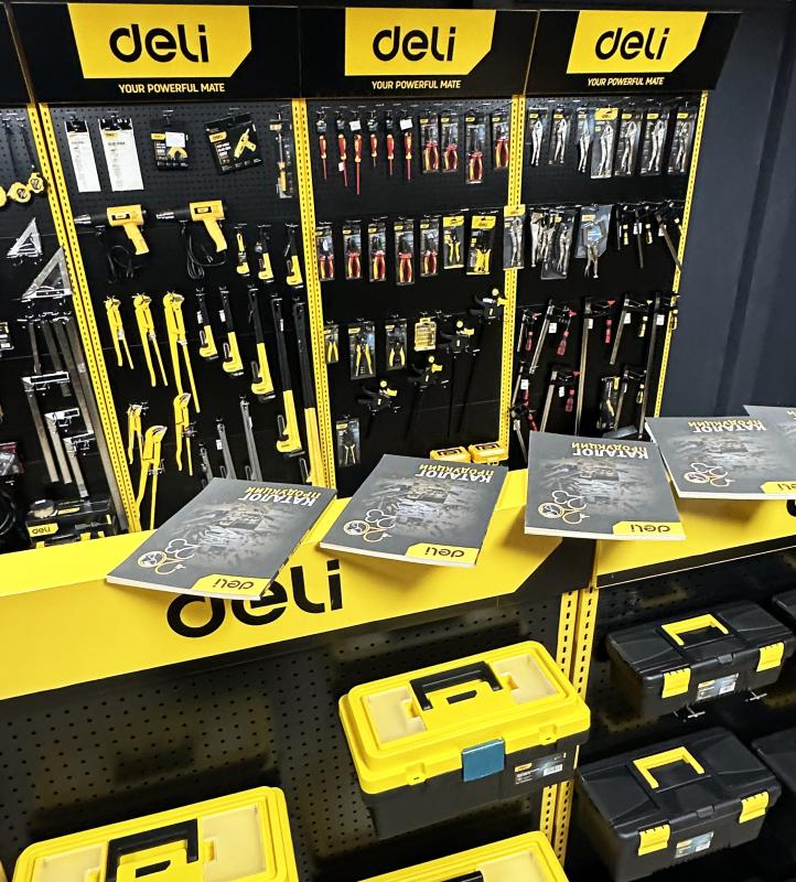Открыт первый в России шоурум DELI Tools!