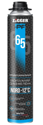 Пена  65л проф NORD зимняя -12°C  850мл  ZIGGER PF 01-03-66; 67689