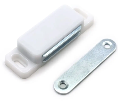 Магнит мебельный L-74, h-15 белый уп.4шт. StahlBuro; 11614622