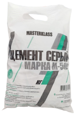 Цемент серый М-500  MASTERKLASS 3кг; 11606455