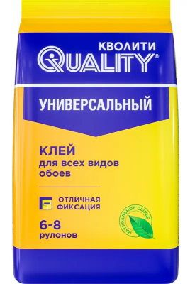 Клей обойный универсальный пакет 200гр QUALITY 4607001270010; 24594