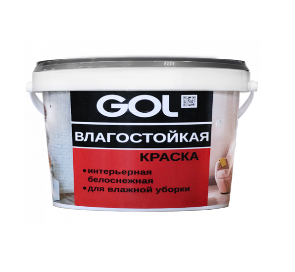 Краска акриловая ВЛАГОСТОЙКАЯ для стен ВД-АК-2180 белоснежная 13 кг; 11606109