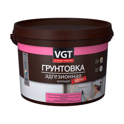 Грунтовка адгезионная кроющая "Mini", 16 кг VGT  ;11607667