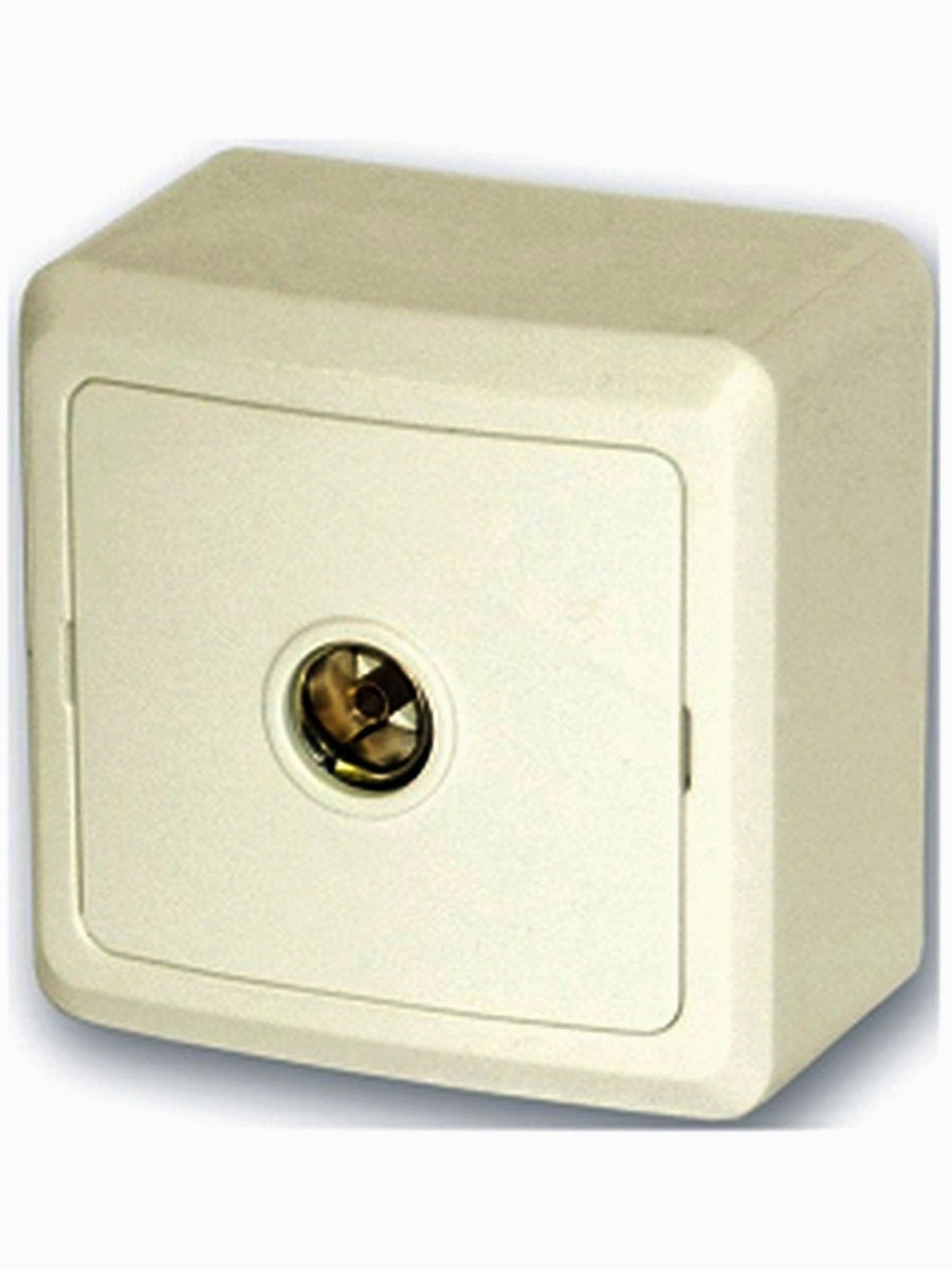 Розетка POWERMAN Fazenda ТВ с задней стенкой; 11590007