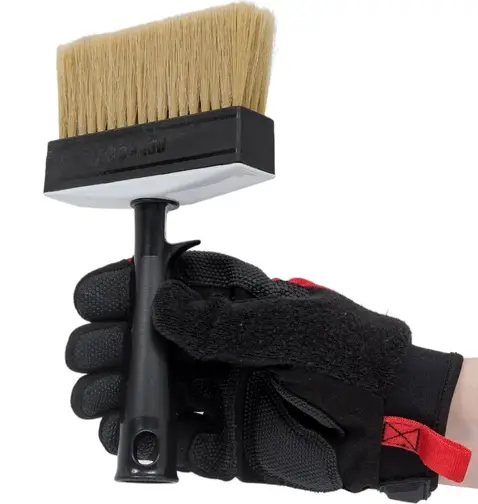 Кисть Black Edition ракля 30х120 мм, смешанная щетина, пластиковая ручка DECOR  760-120; 11607783
