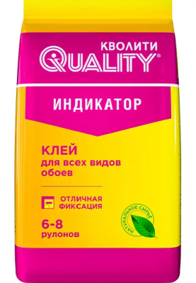Клей обойный индикатор 200гр QUALITY 4607127380303;  585490