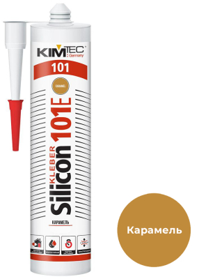 Герметик силиконовый KIM TEC 101Е, карамель 280мл  02-01-43; 11614531