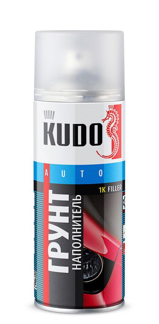 Грунт-наполнитель акриловый 1K KUDO, 520 мл