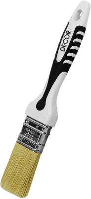Кисть Black White универсальная 35х15мм, светлая смешанная щетина DECOR 880-035; 11606310