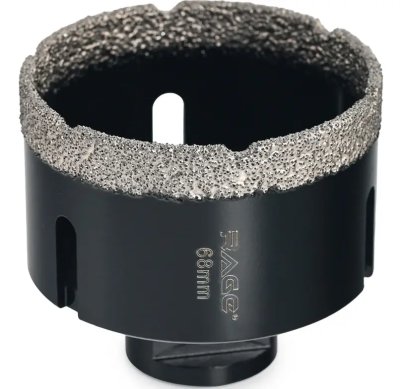 Коронка алмазная 68 мм по керамограниту для УШМ, сухое сверление RAGE 559524;  УТ-00000234