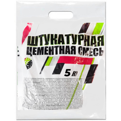 Штукатурная цементная смесь 5кг MASTERKLASS; УТ-00000059