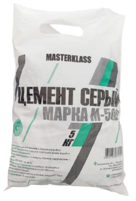 Цемент  серый М-500 MASTERKLASS 5кг; 11606456