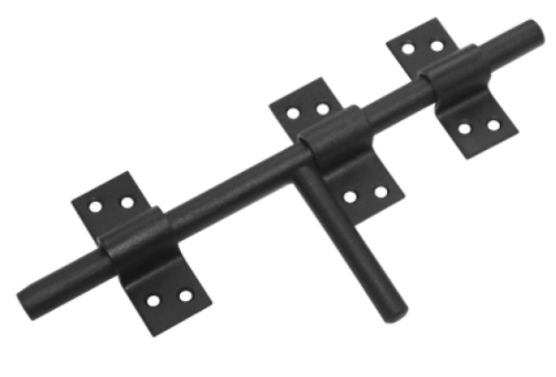 Засов универсальный ЗУ-250 черный (Балаково) DOMART; 11593800