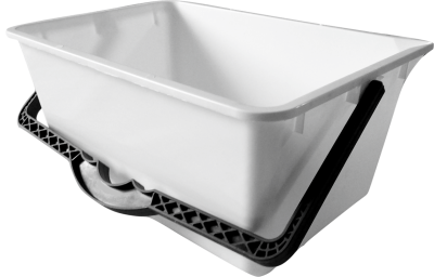 Ведро 12л для красок DECOR Black White 1878017; 11608085