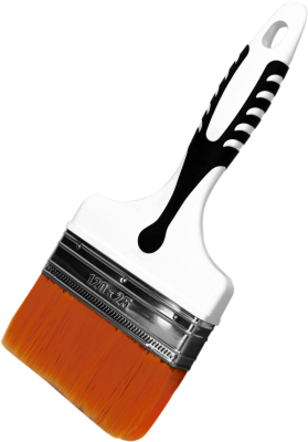 Кисть Black White деликатная 120х25 мм ультрамягкий синтетический ворс  DECOR Black White 870-120; 11613202