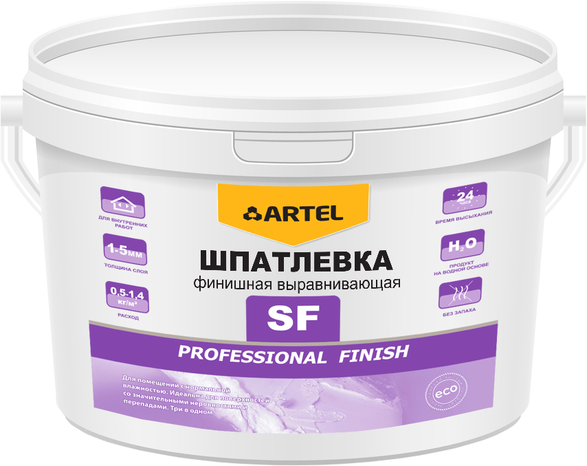Шпатлевка Артель финишная выравнивающая  3кг морозостойкая; 11594202