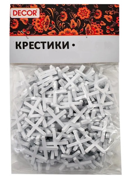 Крестики для кафеля 4,0мм 100шт 448-0040 DECOR; 11606919