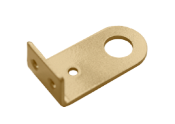 Проушина 30*80 угловая золото (Балаково) DOMART;  54879