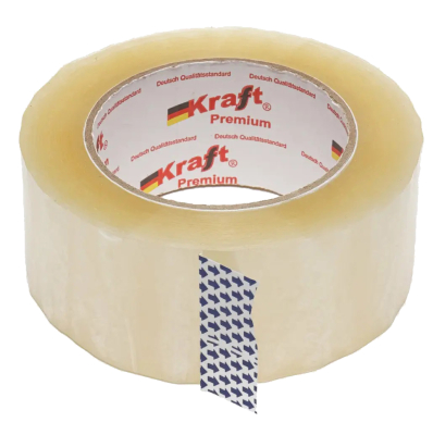 Скотч 50мм х 140м прозрачный 40мкр Kraft Premium; 11614016