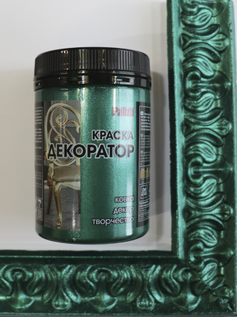 Краска декоратор акриловая PALIZH №158 малахит, 0,25 кг; 11605832