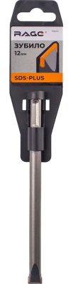 Зубило мини плоское твердосплавное SDS-plus 12 х 160 мм RAGE 558212;  УТ-00000241
