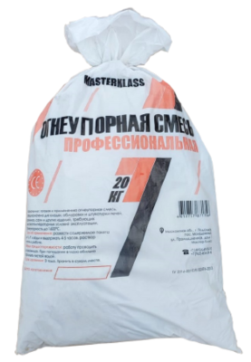 Огнеупорная смесь MASTERKLASS 20кг; 11606447