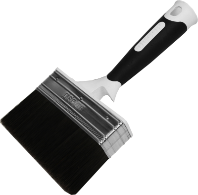 Кисть Black White для грунта 125х35мм темный ворс  2К ручка  DECOR 840-135; 11613184