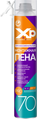 Пена профессиональная всесезонная 70л 950гр/850мл  XP 01-01-39; 11614461