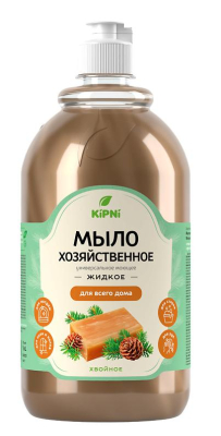 Мыло хозяйственное жидкое Хвойное 1л KIPNI; 11615103
