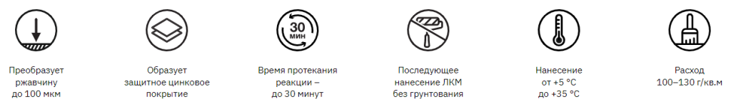 Преобразователь ржавчины Elcon P (5л)