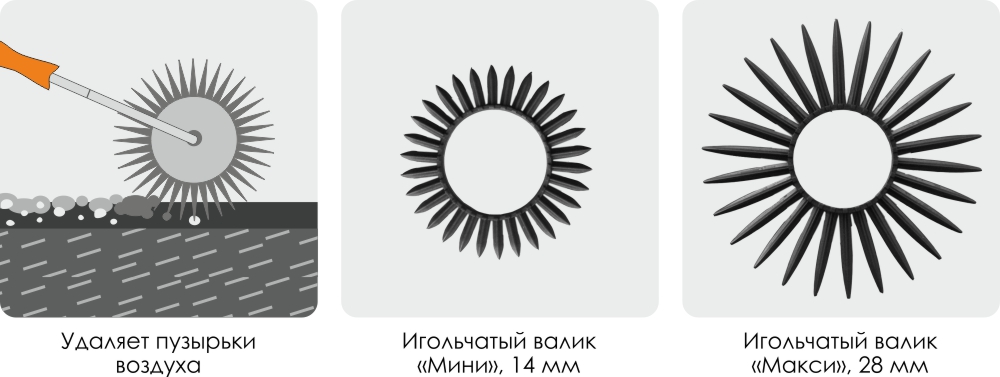 Валики Decor игольчатые