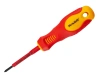 Отвертка диэлектрическая крестовая 1000В VDE PH0*60 мм RAGE by VIRA (397018); УТ-00000360