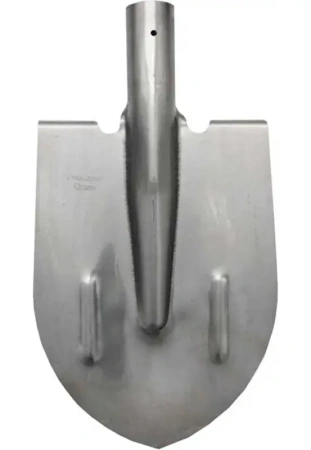 Лопата штыковая 215х394мм из рельсовой стали с ребрами жесткости и черенком МШЗ (ЛШТ-215394РД); УТ-00000020