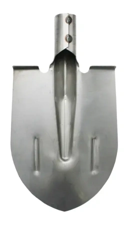 Лопата штыковая 215х394мм из рельсовой стали с ребрами жесткости, тулейка d-40мм МШЗ (ЛШТ-215394РС); УТ-00000021