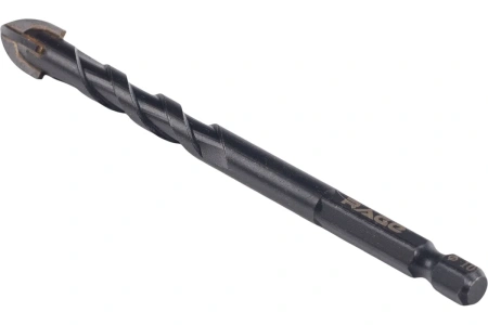 Сверло по стеклу и керамике 10 мм Quadro-X HEX копьевидное, спиральное RAGE 554084; УТ-00000378