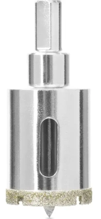 Коронка алмазная по керамике 30 мм трехгранный хвостовик VIRA 559503; УТ-00000208