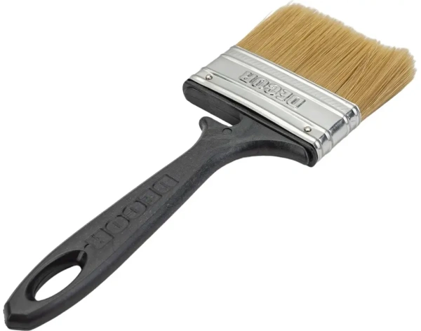 Кисть Black Edition ХИТ ПРОДАЖ 75х14 мм, светлая смешанная щетина DECOR 713-070; 11606317