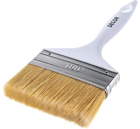Кисть White Edition STANDARD универсальная 100х15 мм, светлая щетина DECOR 700-100; 11606355