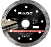 Диск алмазный 125 мм по керамограниту и керамике тонкий, чистый рез RAGE 605125; УТ-00000249