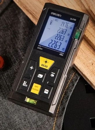 Лазерный дальномер от 0.05 до 40м Deli DL4168; 11612579