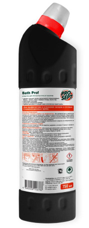 Средство для устранения засоров в трубах PROSEPT Bath Prof 0,75л 111-075; 11614120