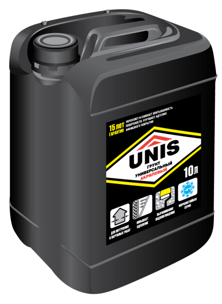 Грунт универсальный UNIS, 10 л;  25264