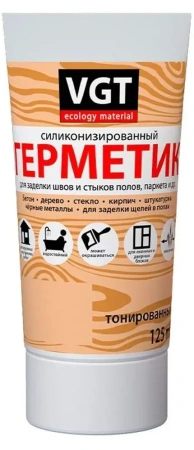 Герметик силиконизированный бук 0,16кг туба с носиком VGT 33669; 11614172