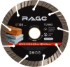 Диск алмазный сегментный 125 мм ТУРБО по арм.бетону, камню сухой рез RAGE 606125; УТ-00000187