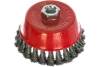Щетка для УШМ чашка М14 крученая 100 мм VIRA 576100; УТ-00000329