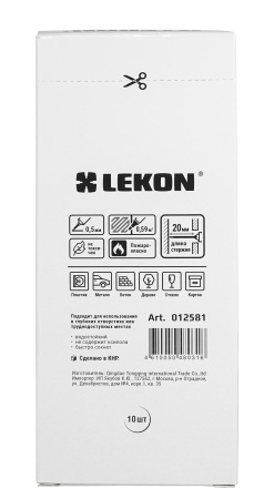 Маркер перманентный 0,5мм удлиненный наконечник черный LEKON Pika 012581; 11614371