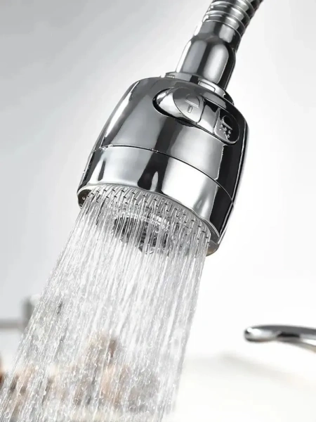  Излив гибкий для смесителя с двухрежимной насадкой-аэратором POTATO Р67-02; 11606541