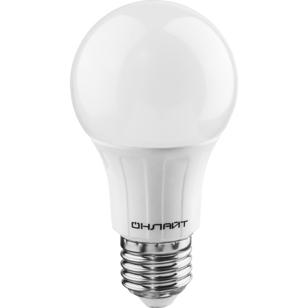Лампа светодиодная LED- A60-econom 10.0Вт, 230В, Е27, 827К, 2700К; 11606783