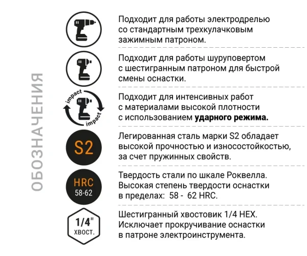 Бита torsion E6.3 Тх25-50, 2 шт карта STRONG (339255-2); 11614190